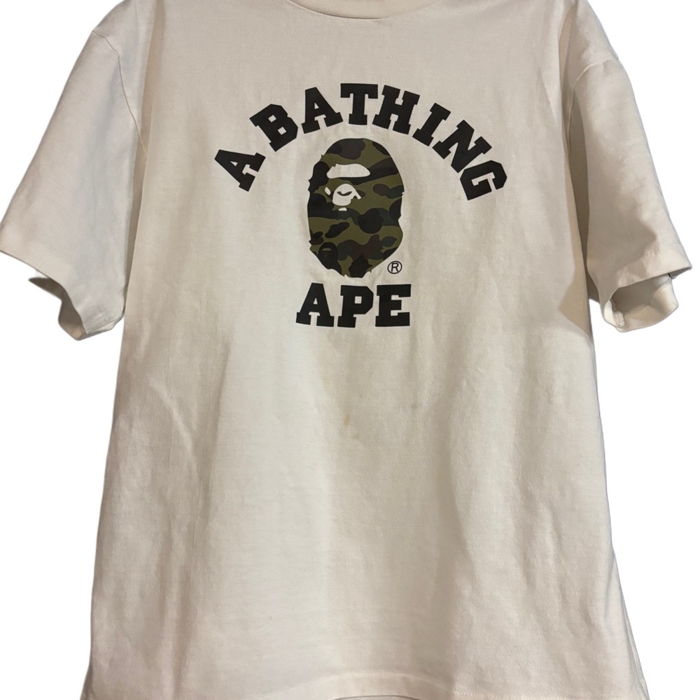 BAPE Honeycomb Camo College Tee